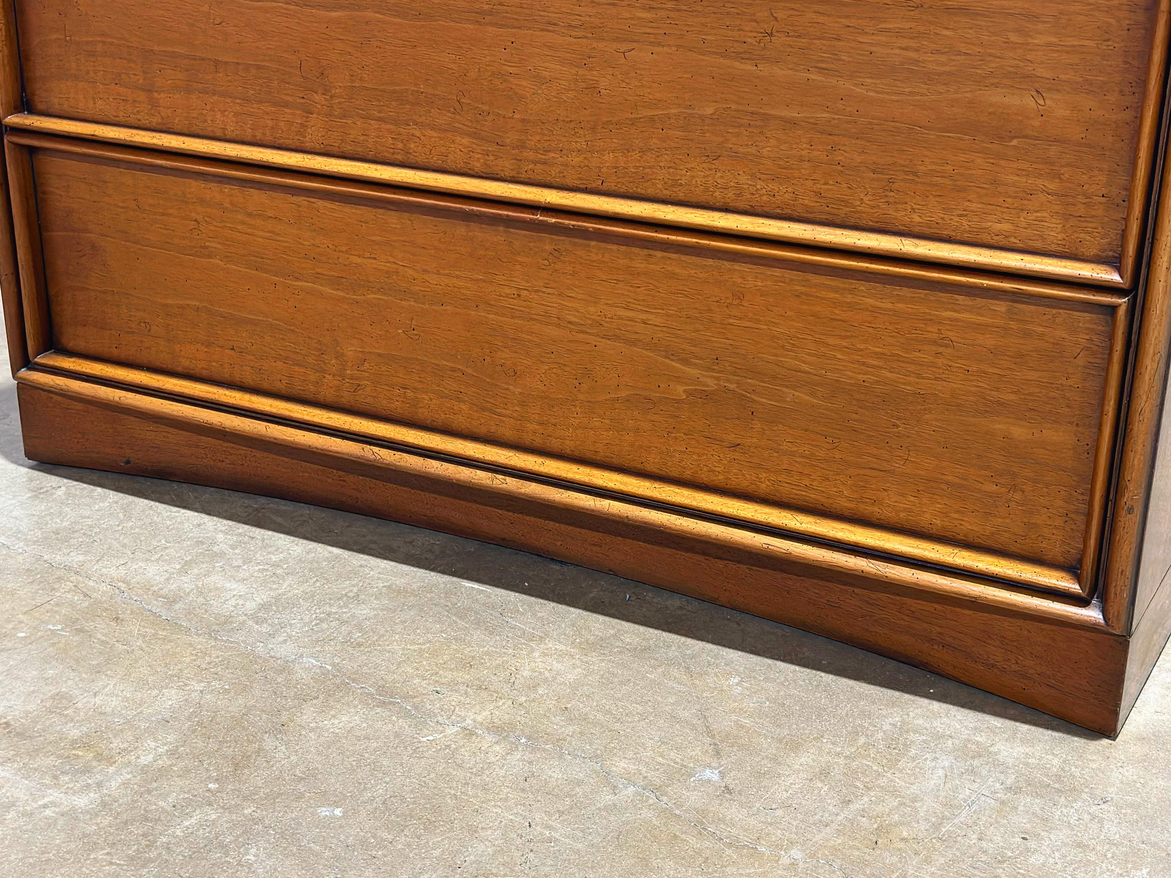 North American Pair Dresser Chests by TH Robsjohn Gibbings for Widdicomb - Walnut Nightstands