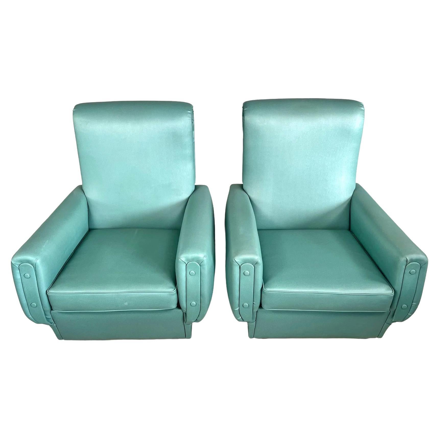 Pair Dutch Armchairs, 1970s