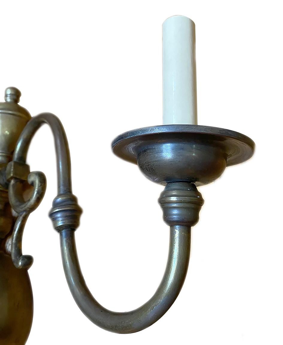 Pair of Dutch Sconces In Good Condition For Sale In New York, NY