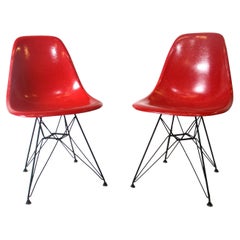 Pair Eames Eiffel Tower Side Chairs for Herman Miller