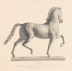 Pair Early 19th Century Italian Engravings after Antonio Canova by Marchetti