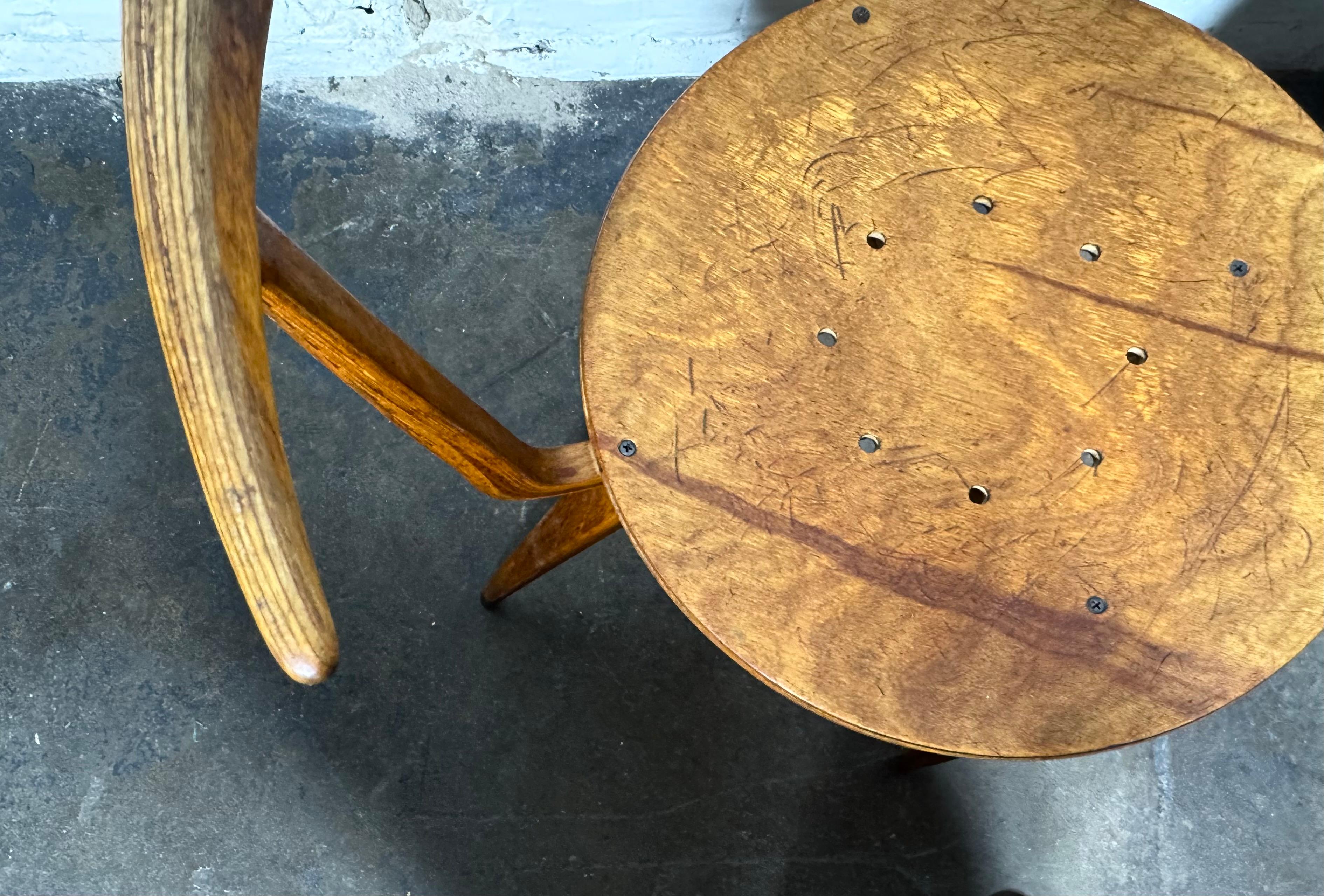 Coppia di prime e rare sedie Pretzel sIDE di George Nelson in vendita 6