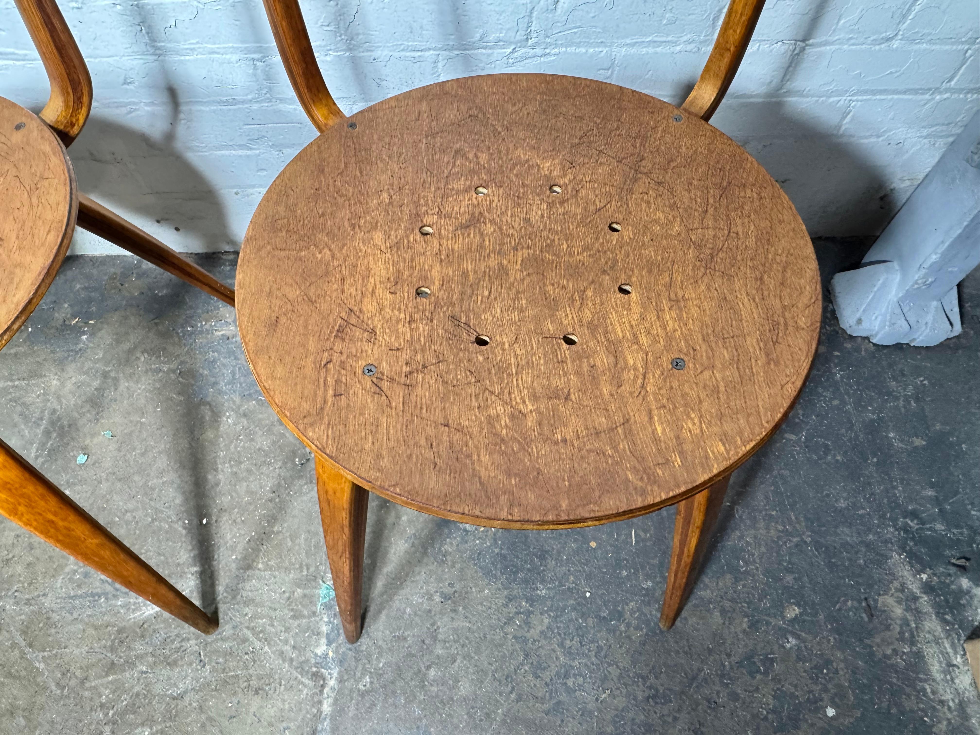 Coppia di prime e rare sedie Pretzel sIDE di George Nelson in vendita 7
