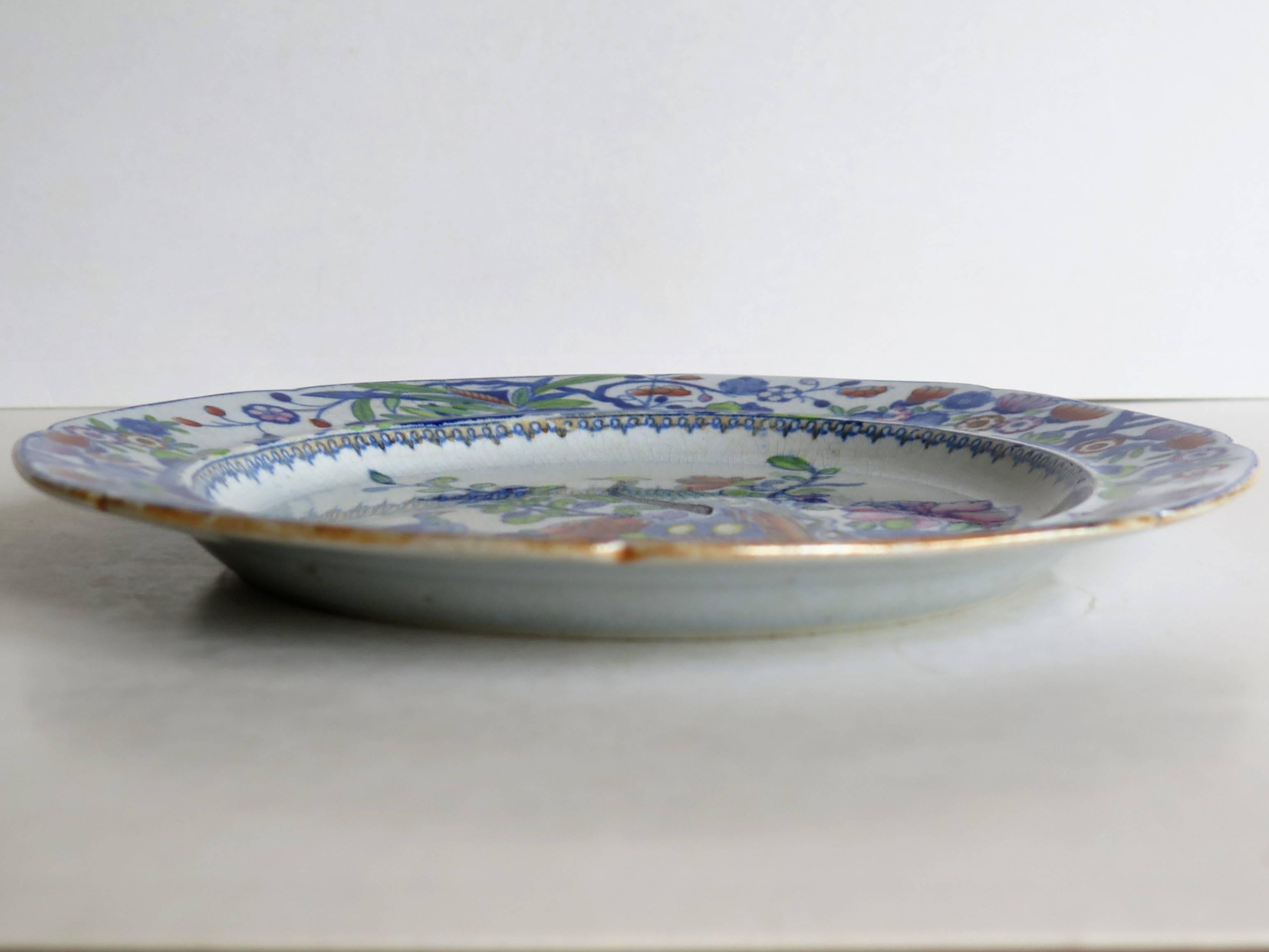 Early PAIR of Mason's Ironstone Side Plates Oriental Pheasant Pattern, Ca 1815 4