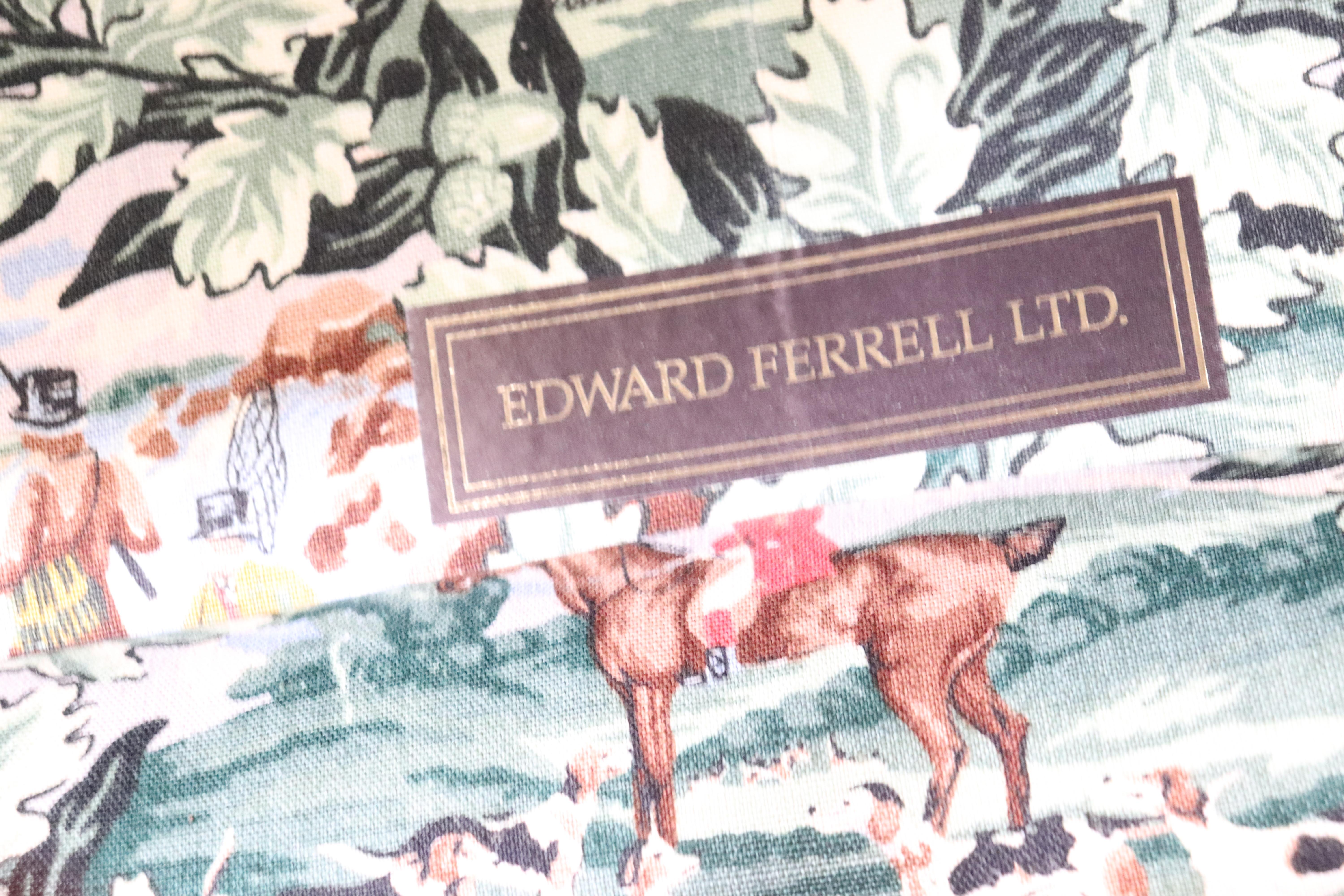 Pair of Edward Ferrell Polo Players Edwardian Upholstered Club Chairs 6