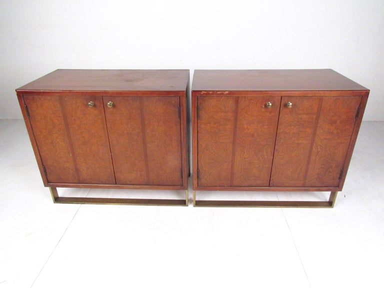 Pair of Elegant Sled Leg by Thomasville For Sale at 1stDibs