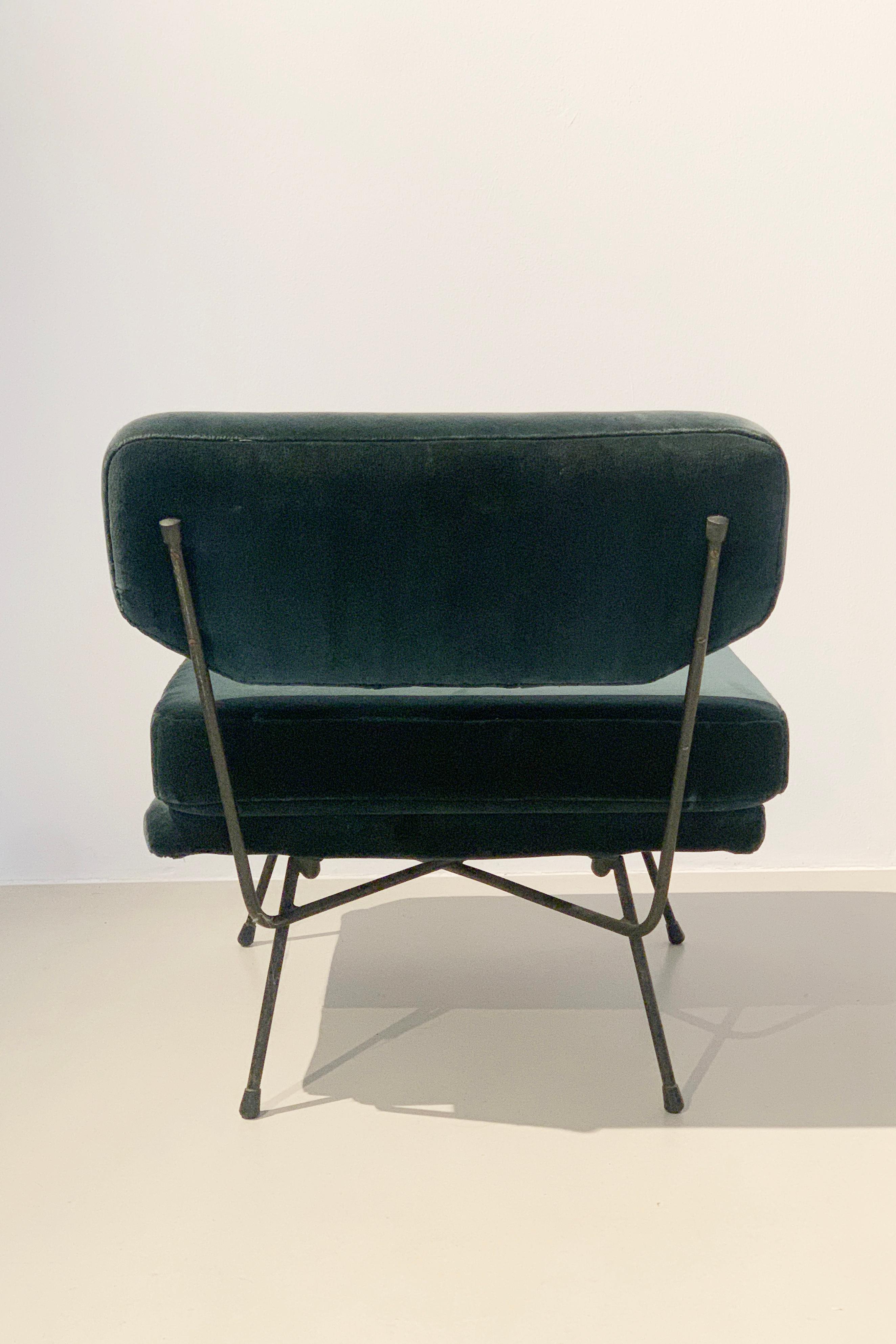 Mid-Century Modern Pair 'Elettra' Lounge Chairs by BBPR, Arflex, Italy 1953, Compasso D'Oro 1954 For Sale