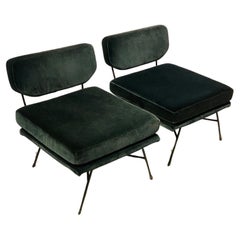Pair 'Elettra' Lounge Chairs by BBPR, Arflex, Italy 1953, Compasso D'Oro 1954