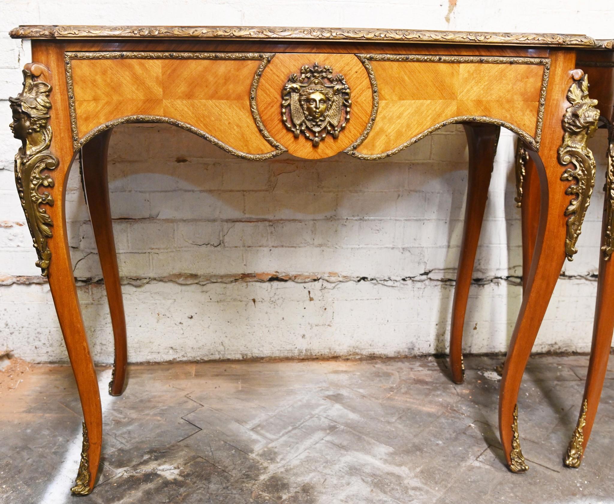 Pair Empire Console Tables Kingwood 1890 For Sale 7