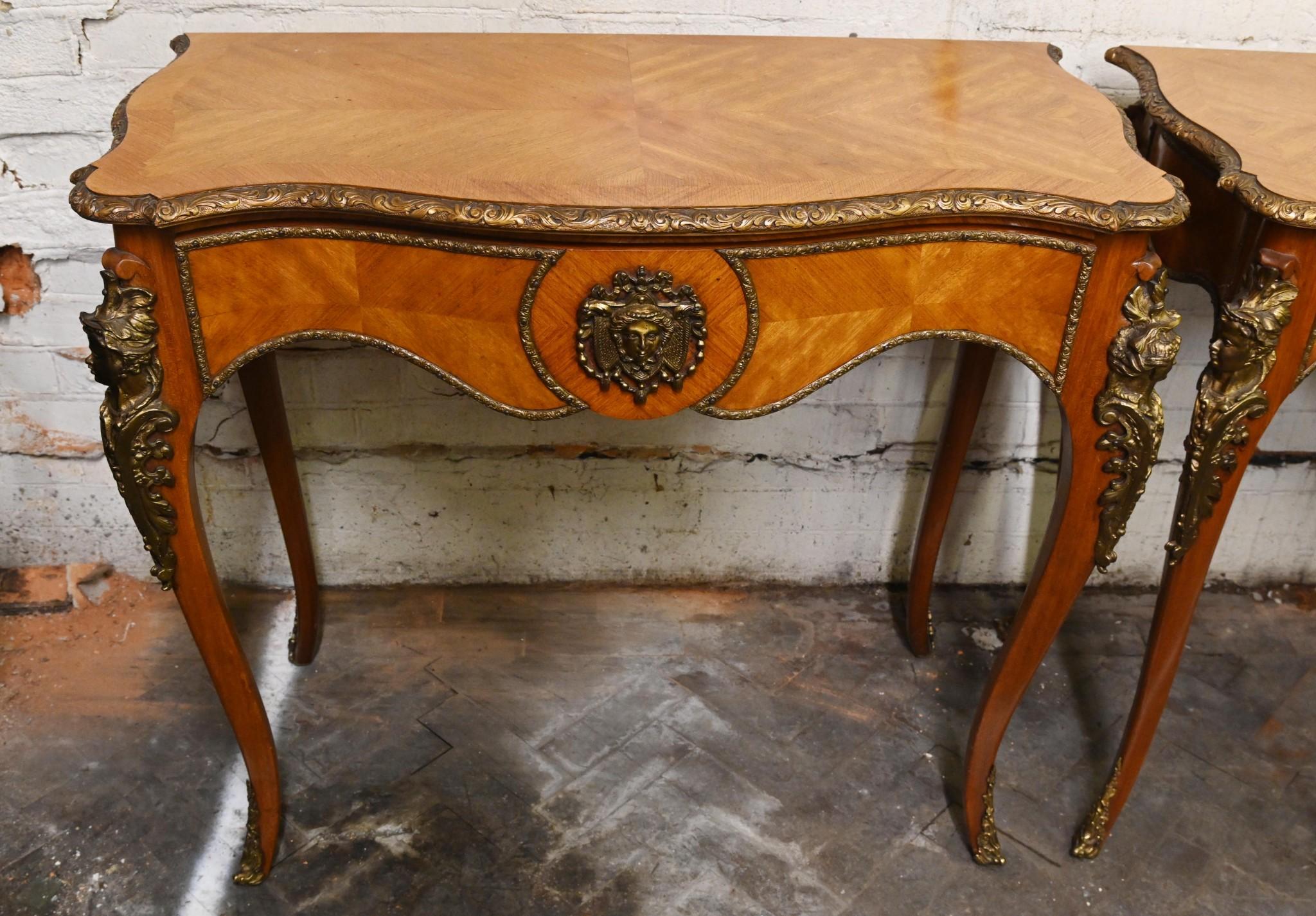 Pair Empire Console Tables Kingwood 1890 For Sale 8