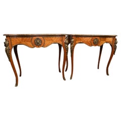 Pair Empire Console Tables Kingwood 1890