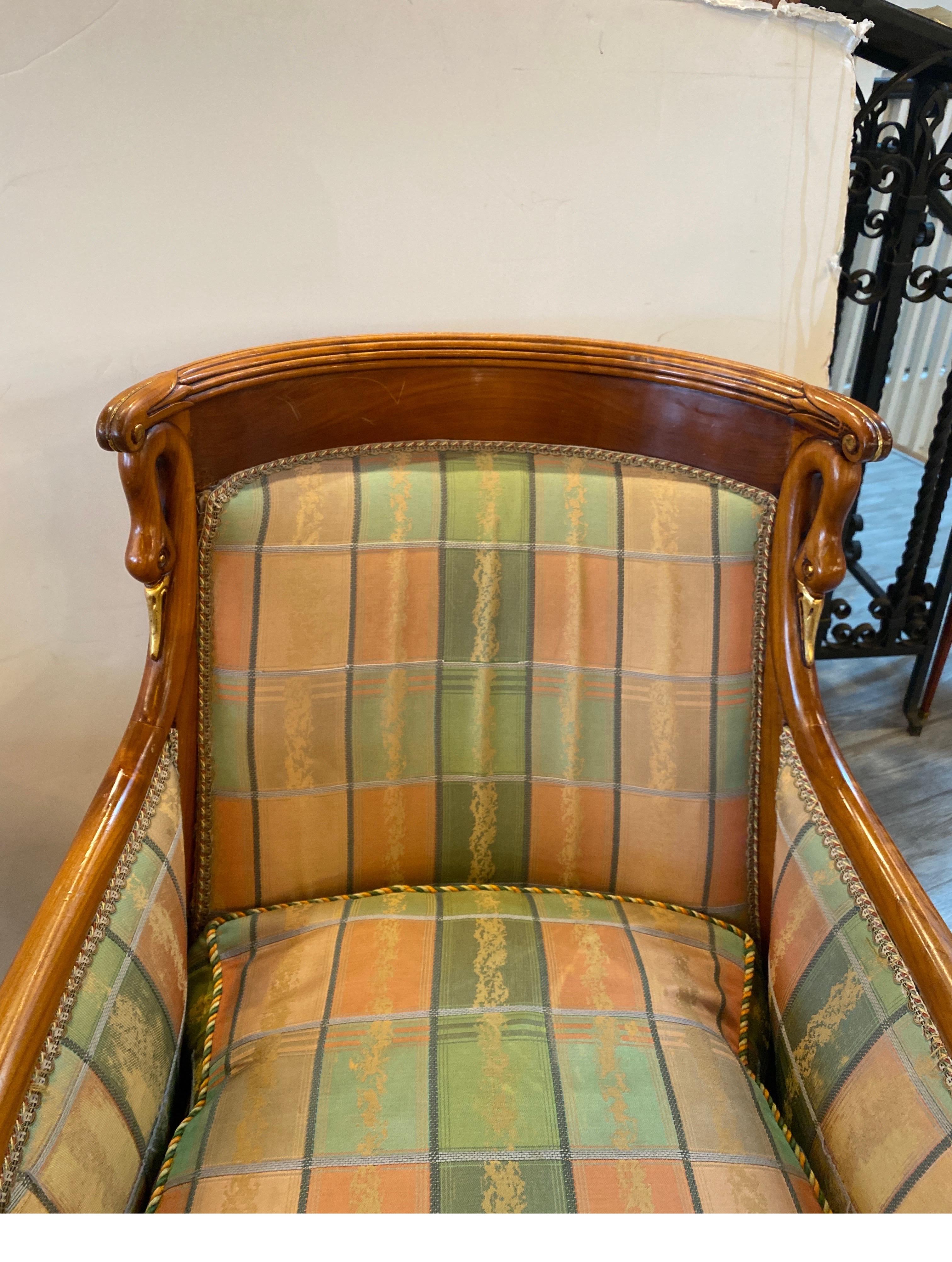 Italian Pair Empire Stye Chairs
