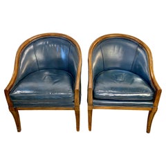 Pair Empire Style Bergeres
