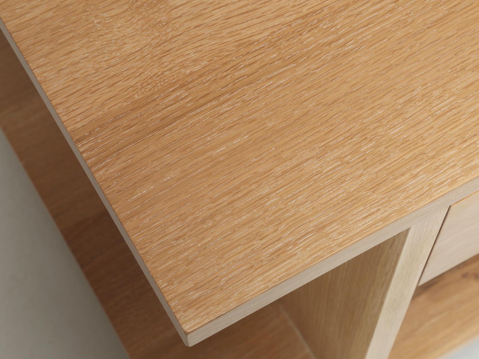 Contemporary Pair End or Side Table Rift-Cut White Oak Made to Order by Old Plank Any Size For Sale