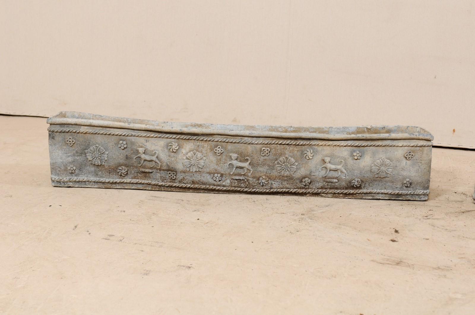 Pair English 19th C. Window Boxes In Good Condition In Atlanta, GA