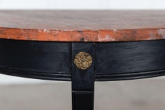 Paire de tables console anglaises ébonisées