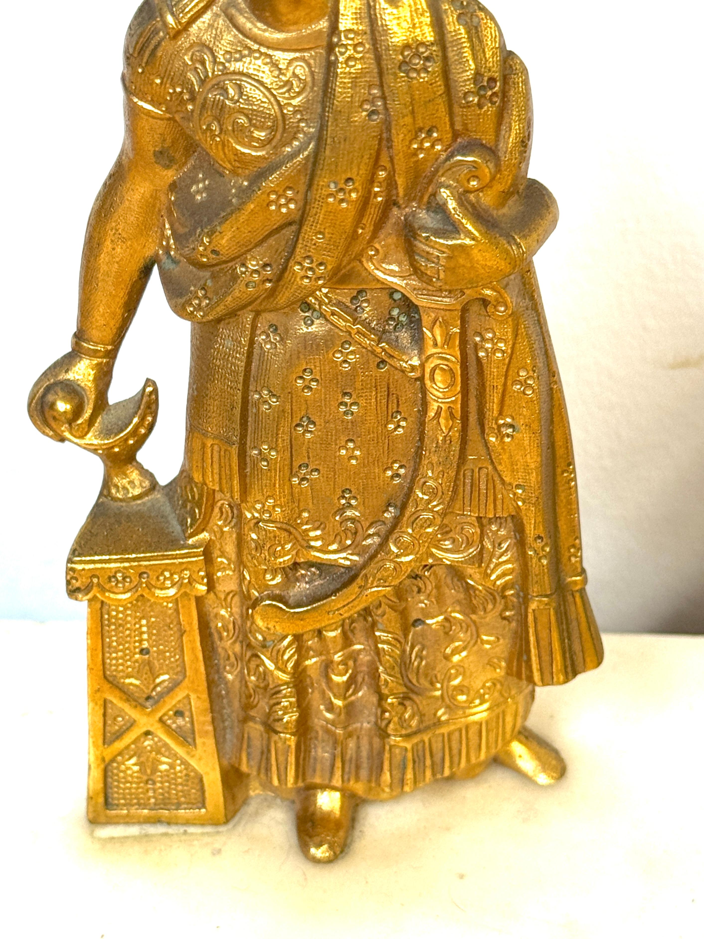 Pair English Ormolu Lamps of Tipu Sultan in Anglo-Indian, Circa 1860s For Sale 8