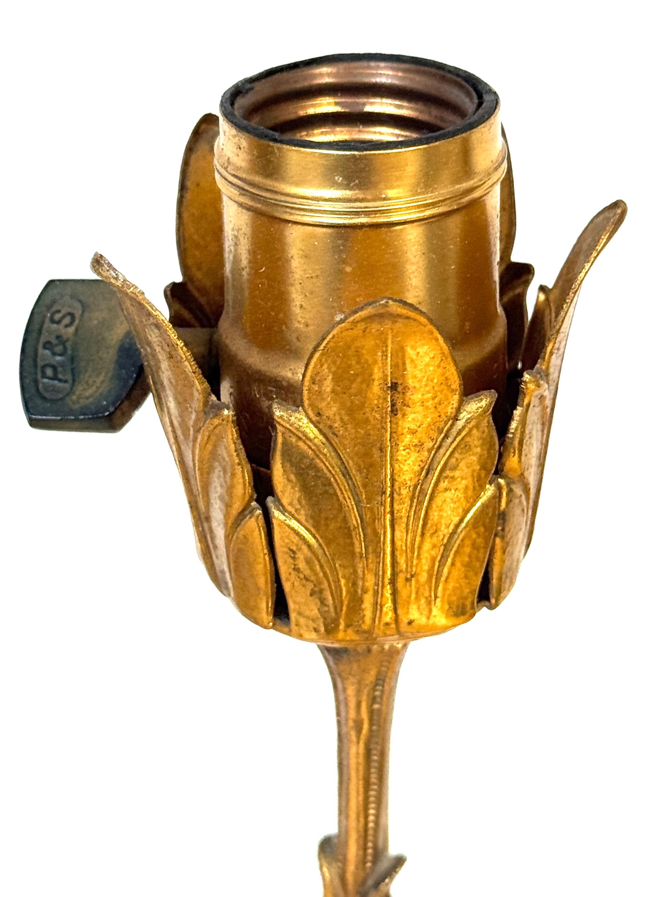 19th Century Pair English Ormolu Lamps of Tipu Sultan in Anglo-Indian, Circa 1860s For Sale