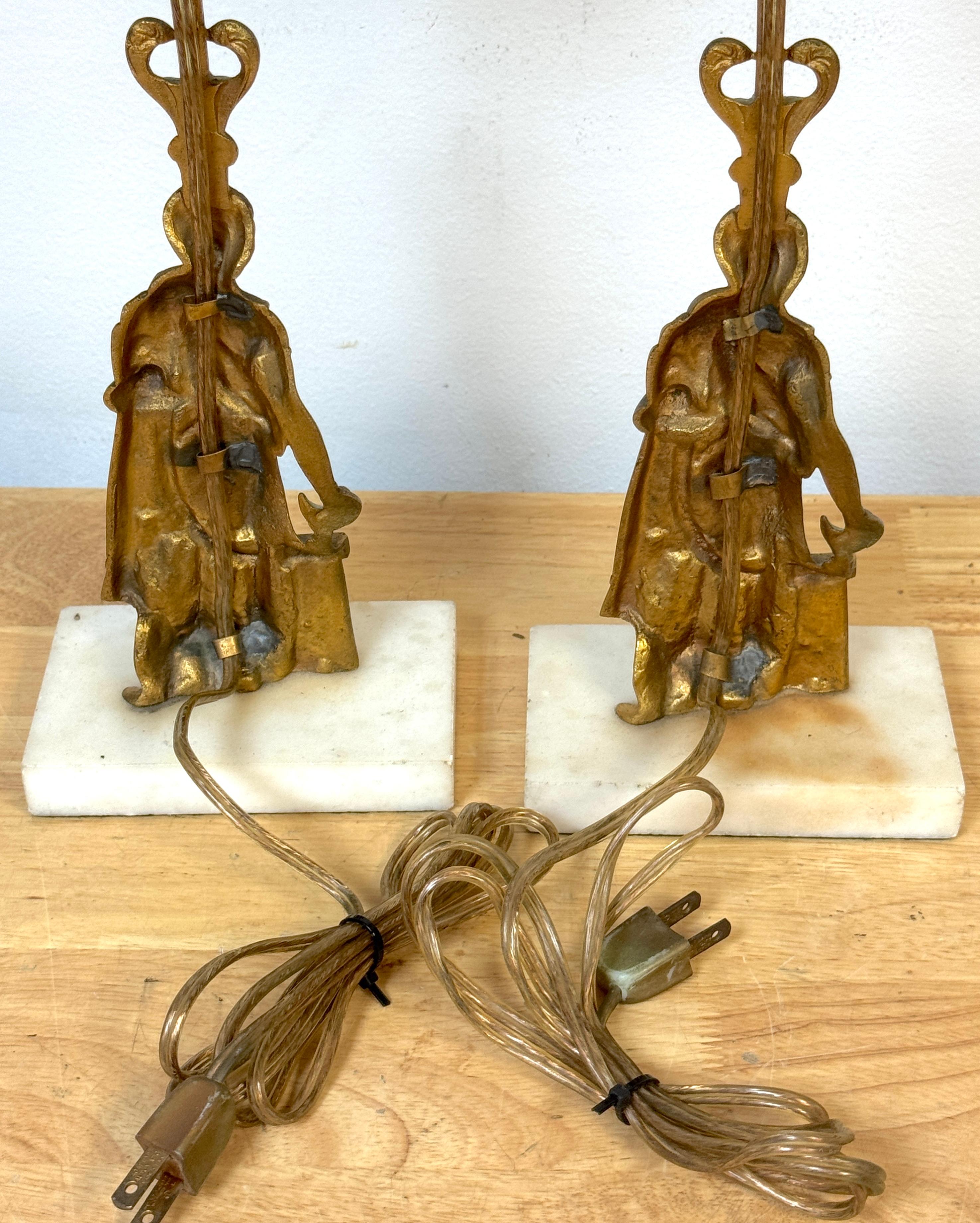 Pair English Ormolu Lamps of Tipu Sultan in Anglo-Indian, Circa 1860s For Sale 2