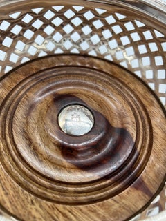 Pair, English Royal Castle Sheffield Bottle Holder or Coasters