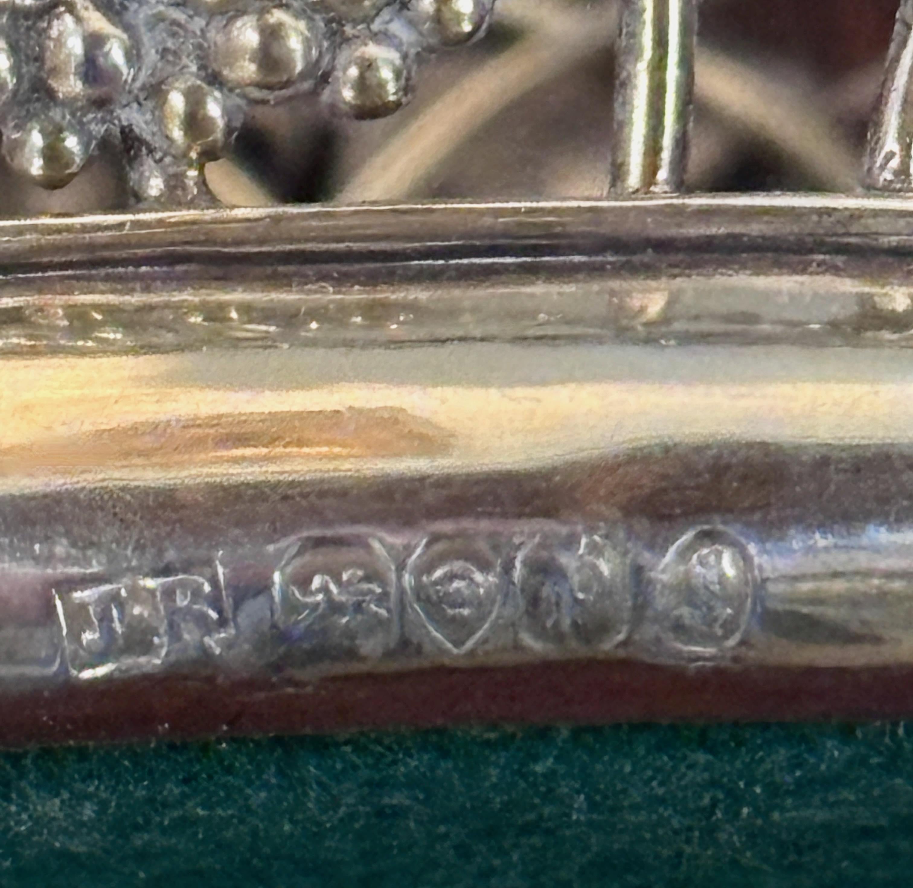 Paar englische William IV Sterling Silber Wein oder Champagner Untersetzer, 19. im Zustand „Gut“ im Angebot in San Francisco, CA