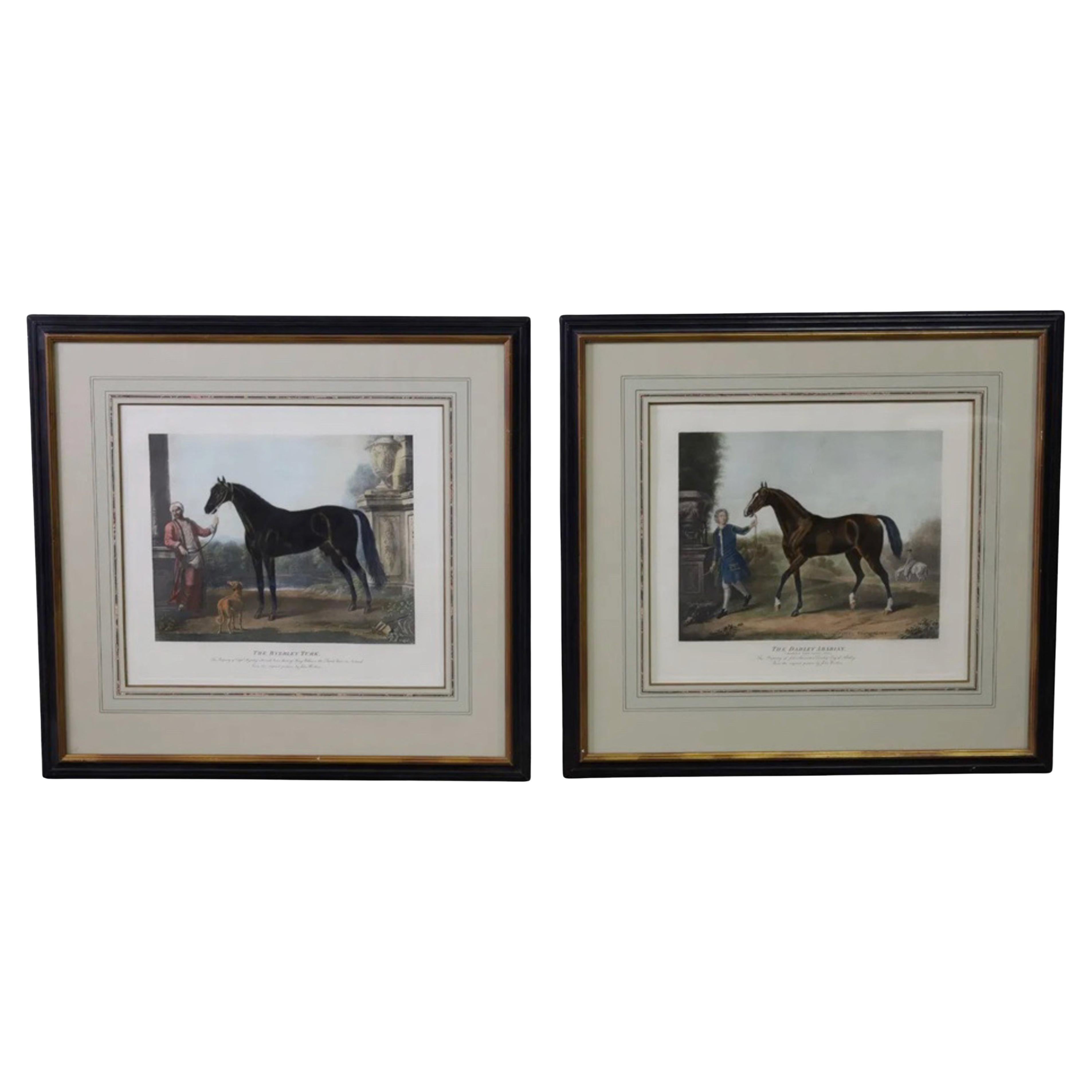 Pair Engraving of Equestrian Engravings After Works by John Wootton (1683-1764)