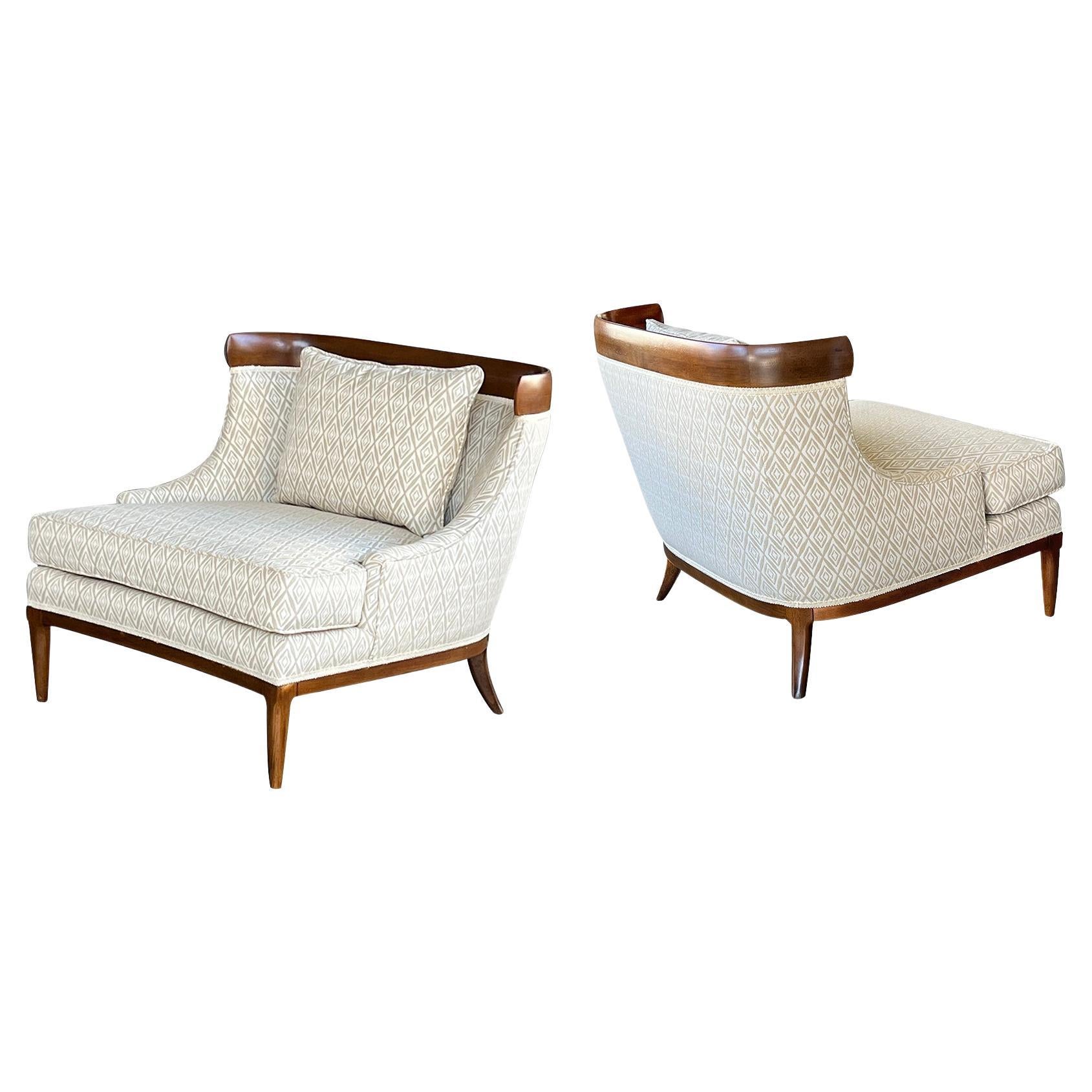 Pair Erwin Lambeth for Tomlinson Sophisticate Lounge Chairs