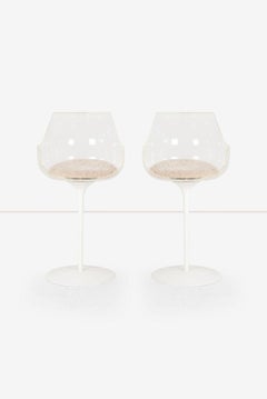 Pair Erwine & Estelle Laverne Champagne Stools