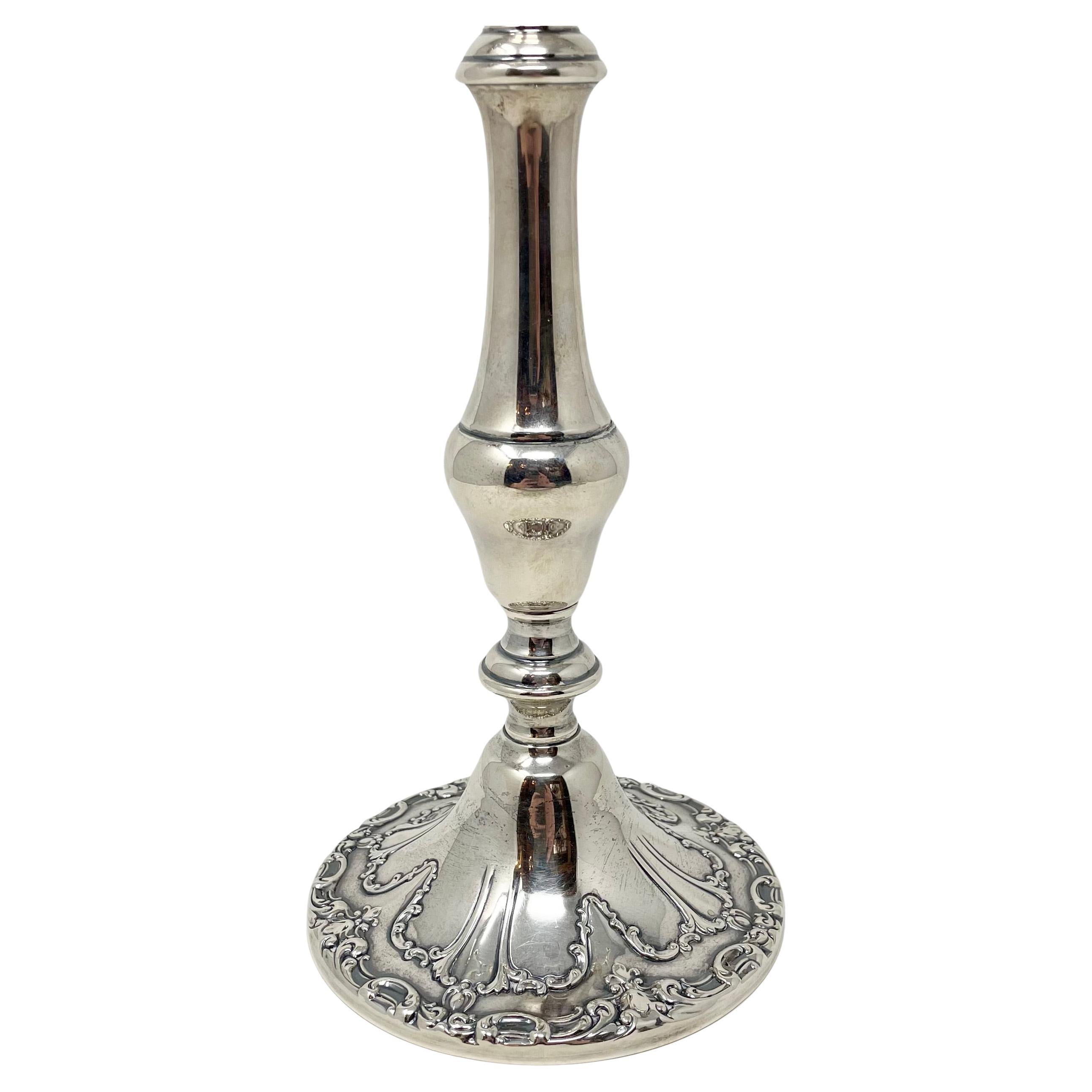XX secolo Coppia di candelabri convertibili in argento Sterling di Gorham, circa anni '30 in vendita