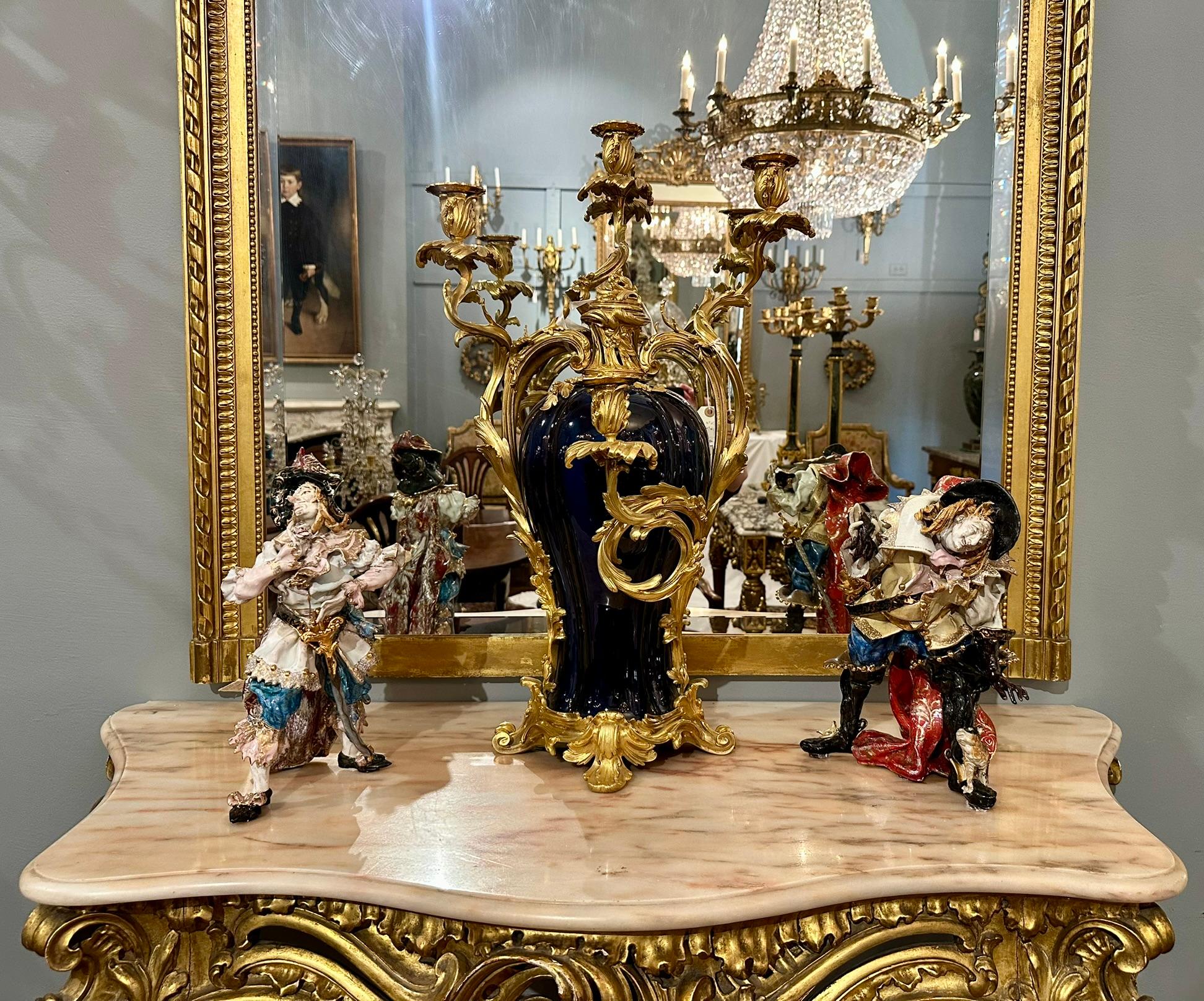 Pair Estate Venetian Porcelain Pirate Statues by Professor Pattarino, Circa 1950 For Sale 8