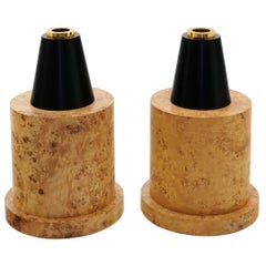 Vintage Ettore Sottsass Floor Vases from 27 Woods for a Chinese Artificial Flower, Pair