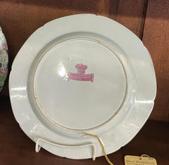 PAIR EXTREMELY RARE Mason's Ironstone "Mandarin" colorful Cabinet Plates