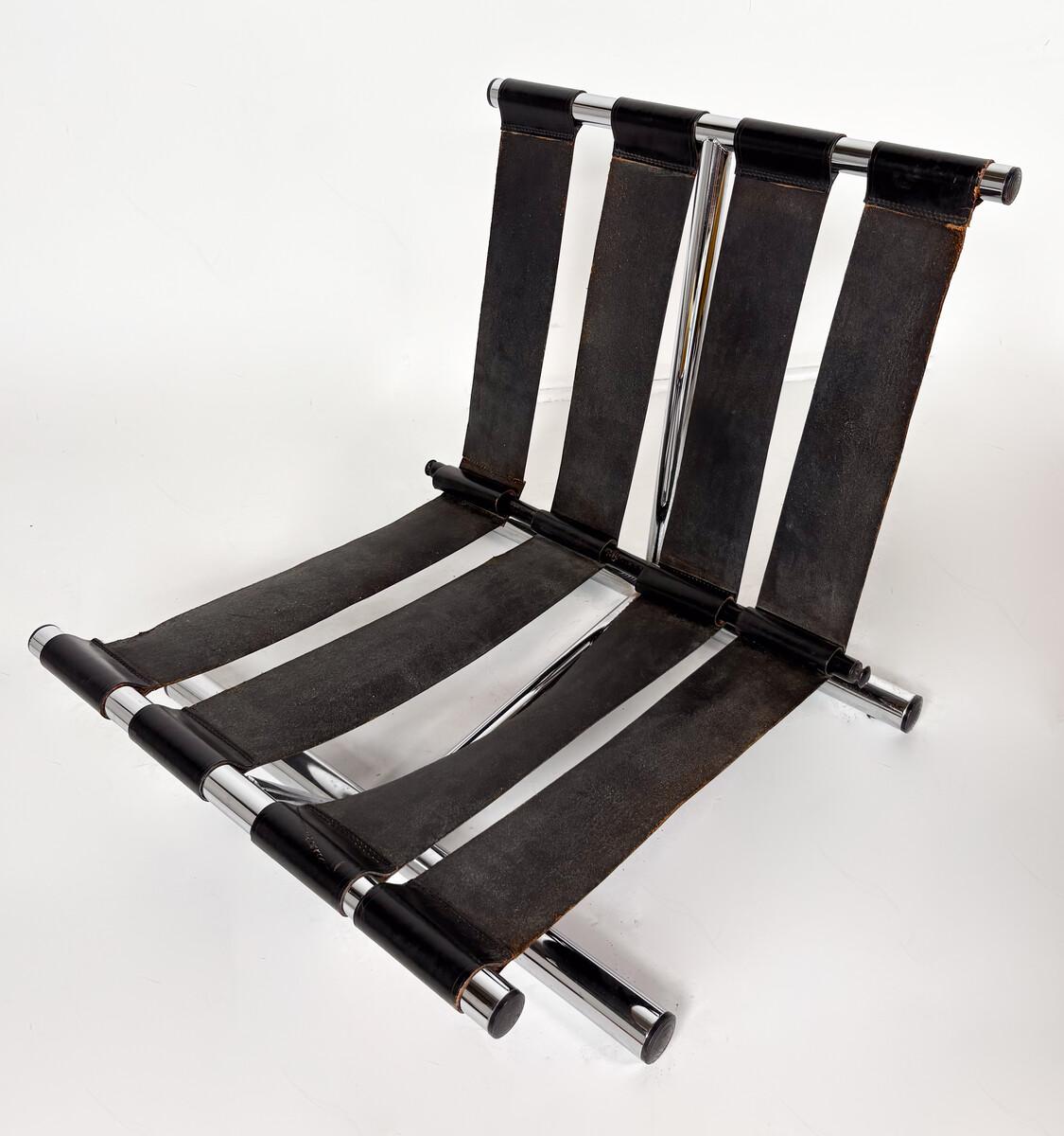 Paire de chaises Farfalle par Roberto Lucci & Paolo Orlandini, Italie, années 1970 en vente 1
