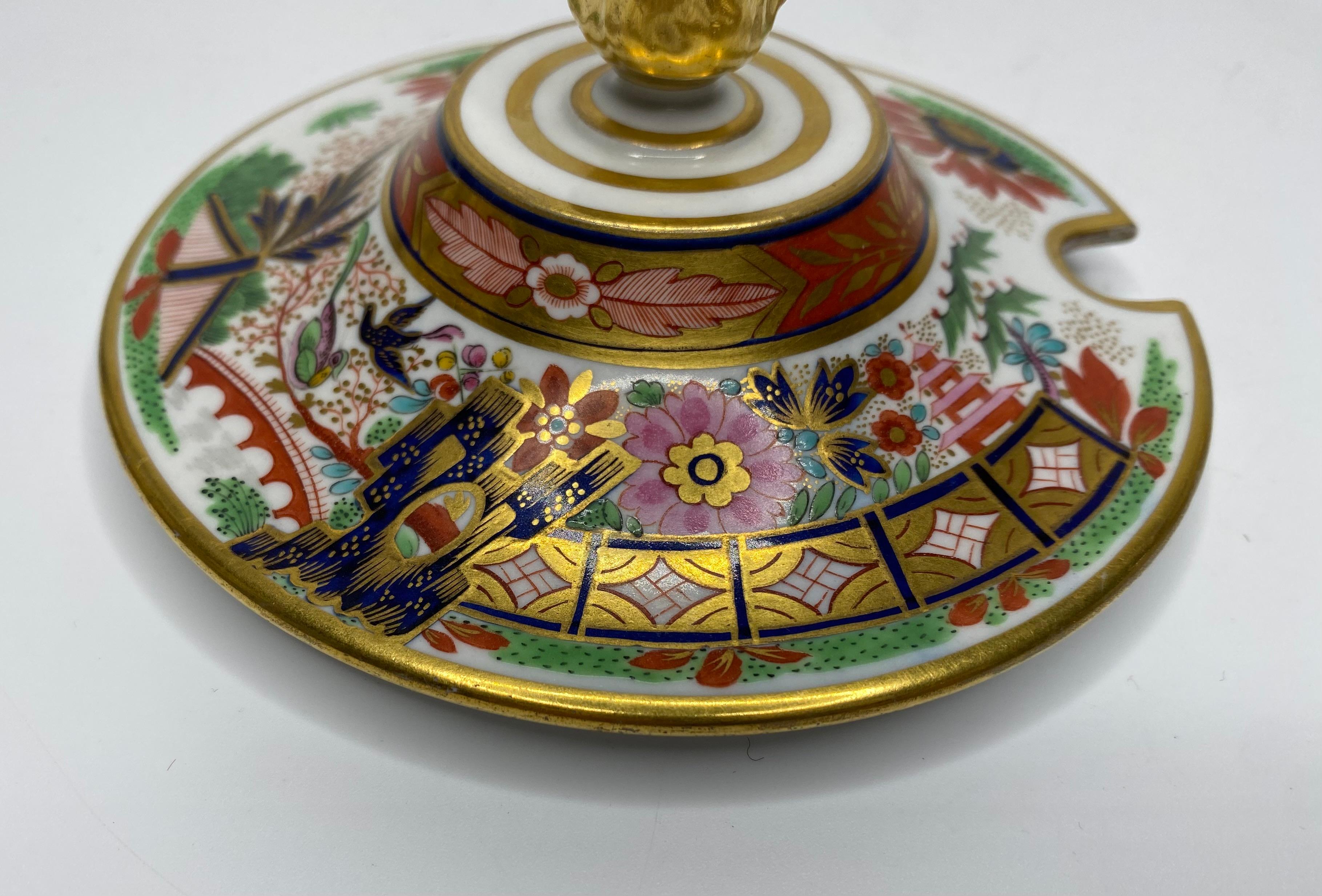 Paire de soupières et couvercles en porcelaine de Worcester FBB, Imari, vers 1810. en vente 4