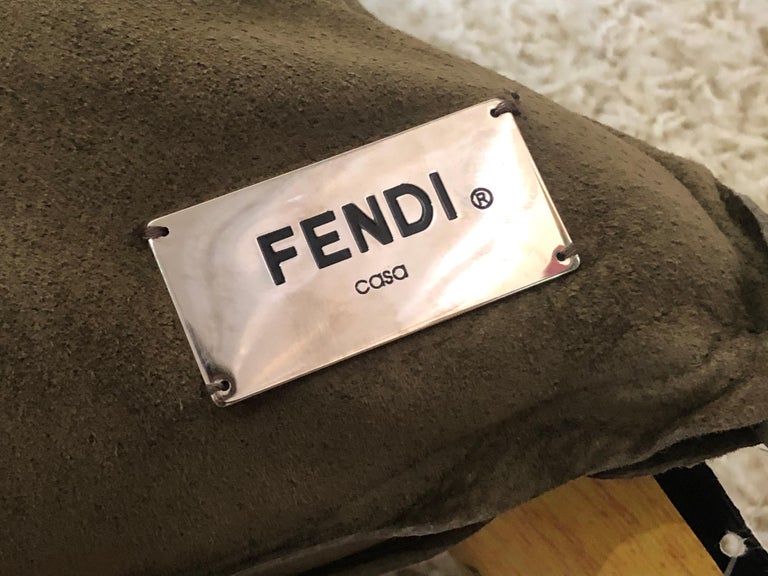 Pair of Fendi Large Suede Pillows at 1stDibs fendi pillow case, fendi pillow price, fendi pillows