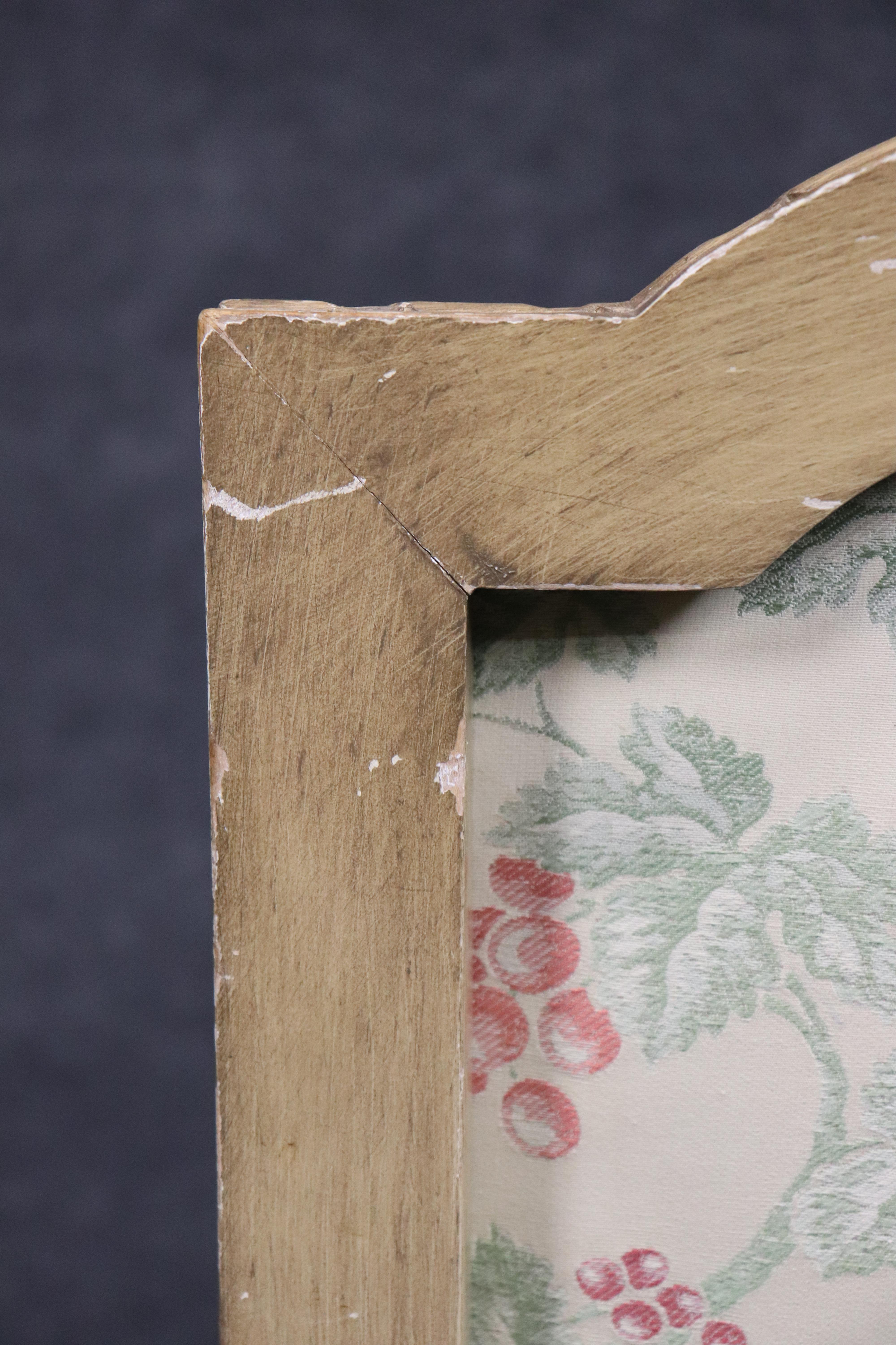 Pair Fine Quality Paint Decorated French Louis XVI Style Armchairs For Sale 12
