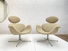 Pareja de tumbonas "Gran Tulipán" F551 de Pierre Paulin Artifort 1959