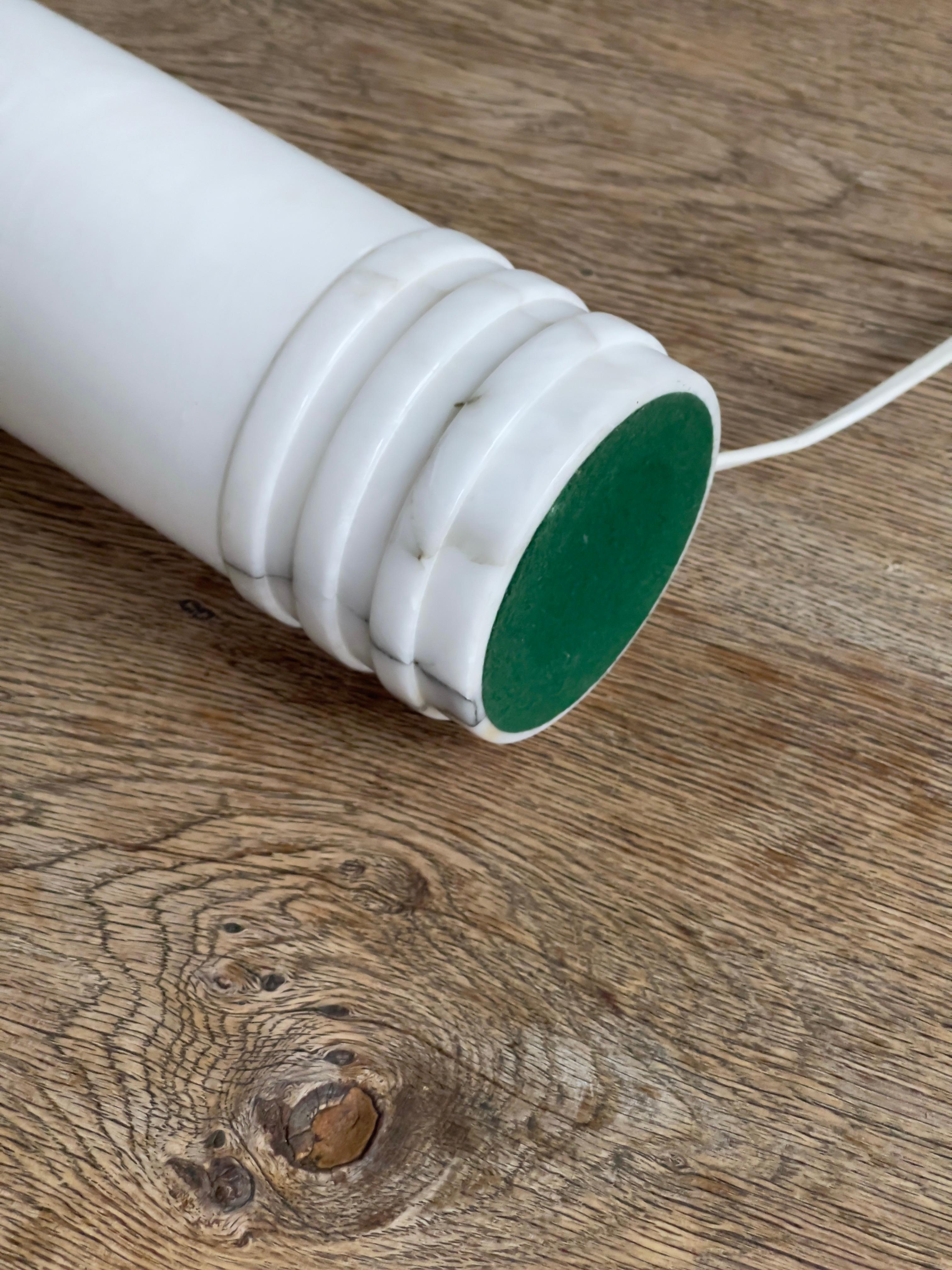 Schwedische moderne Tischlampen aus massivem Marmor aus den 1960er Jahren von Bergboms Schweden, Paar (Mitte des 20. Jahrhunderts) im Angebot