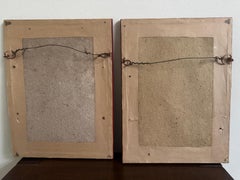 Pair Framed Silk Needleworks