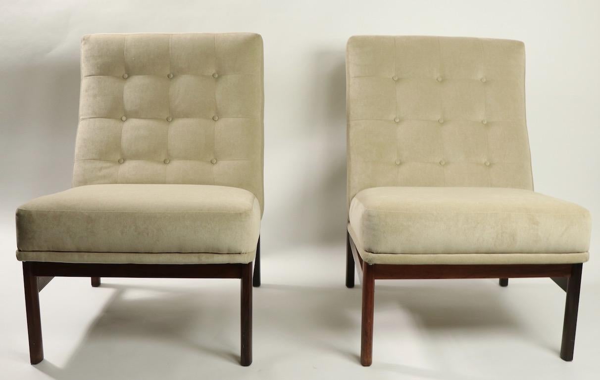 Pair of France and Son Lounge Chairs attributed Ole Gjerlov-Knudsen  Torben Lind 4