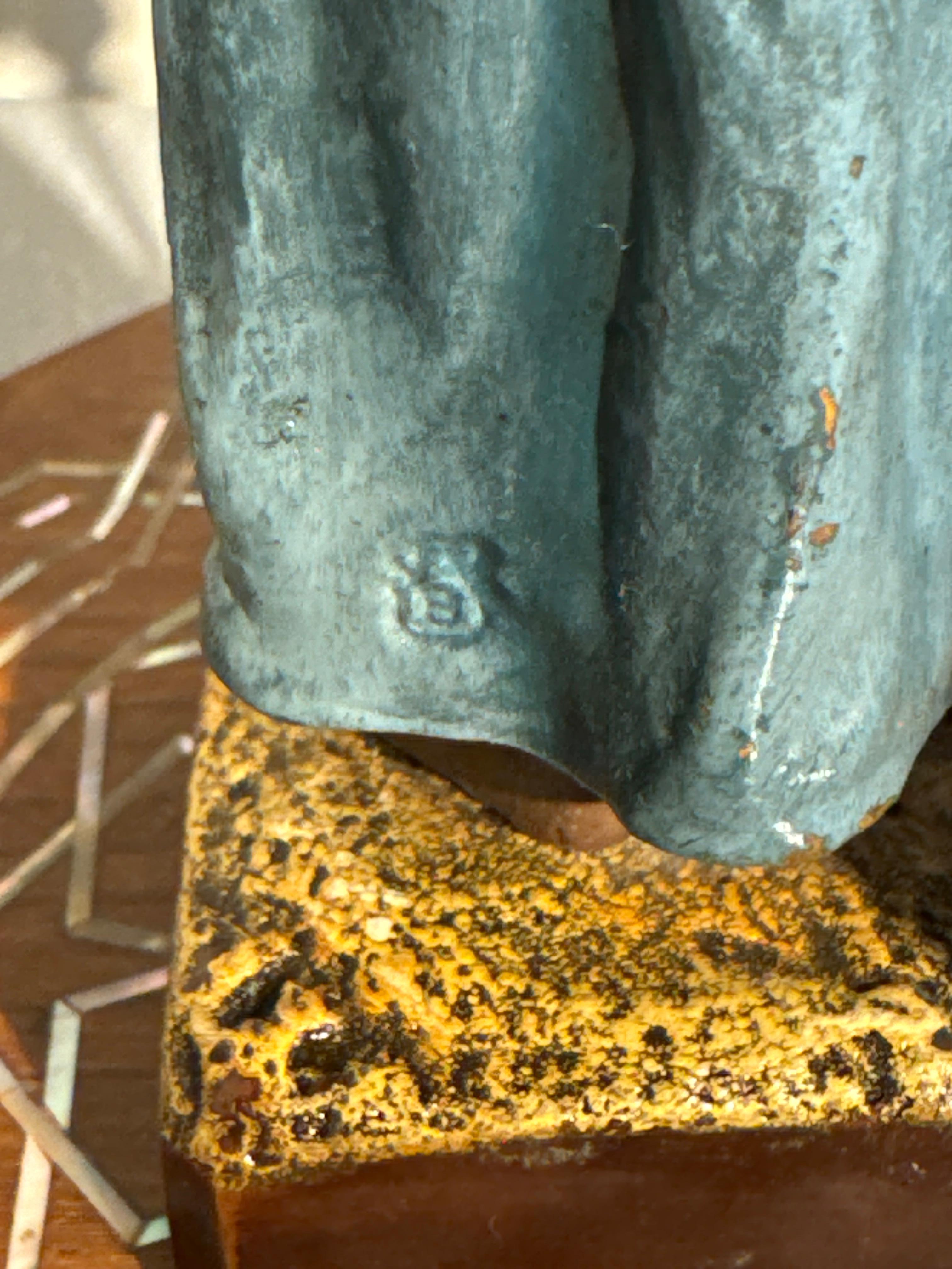 Paire de figures autrichiennes en bronze de Franz Bergmann dans des supports mauresques, début du 20e siècle en vente 4