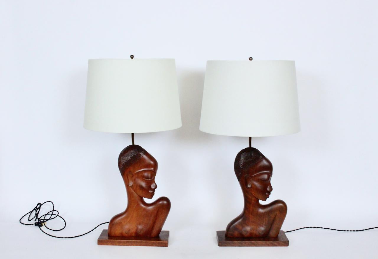 vintage african lamps