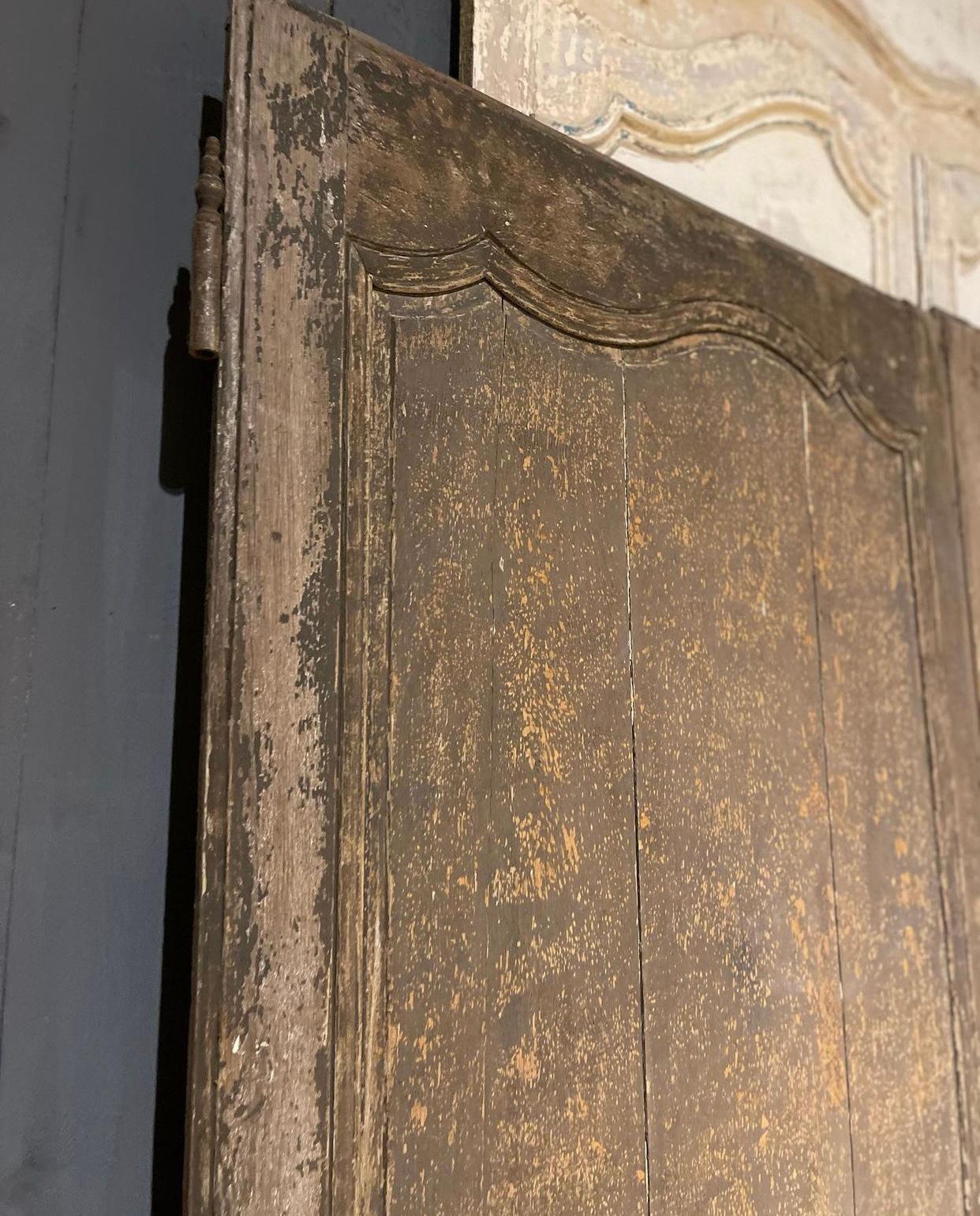 Pair French 18th Century Doors 12