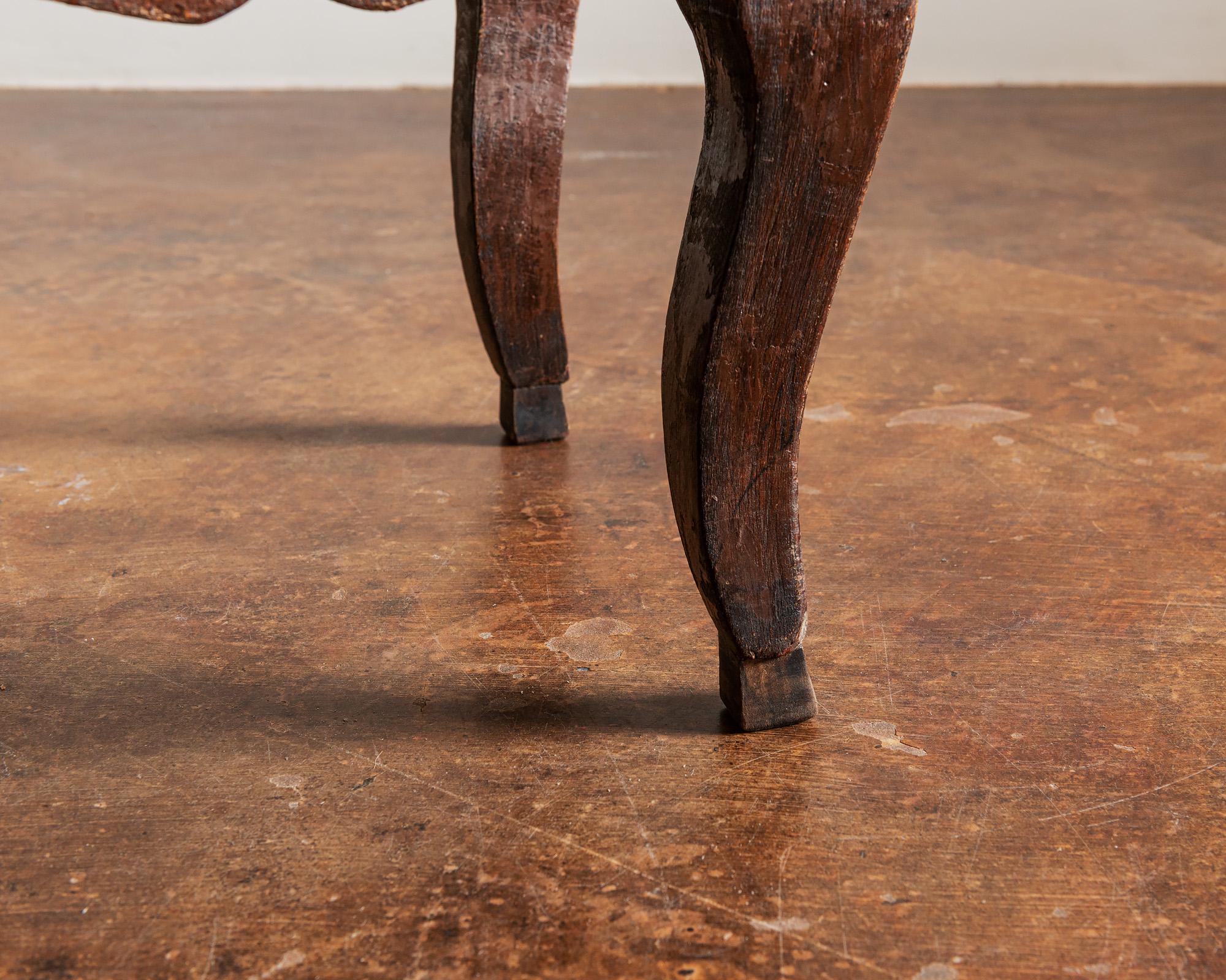 European Pair of French 1900s Stools with Cowhide Seats