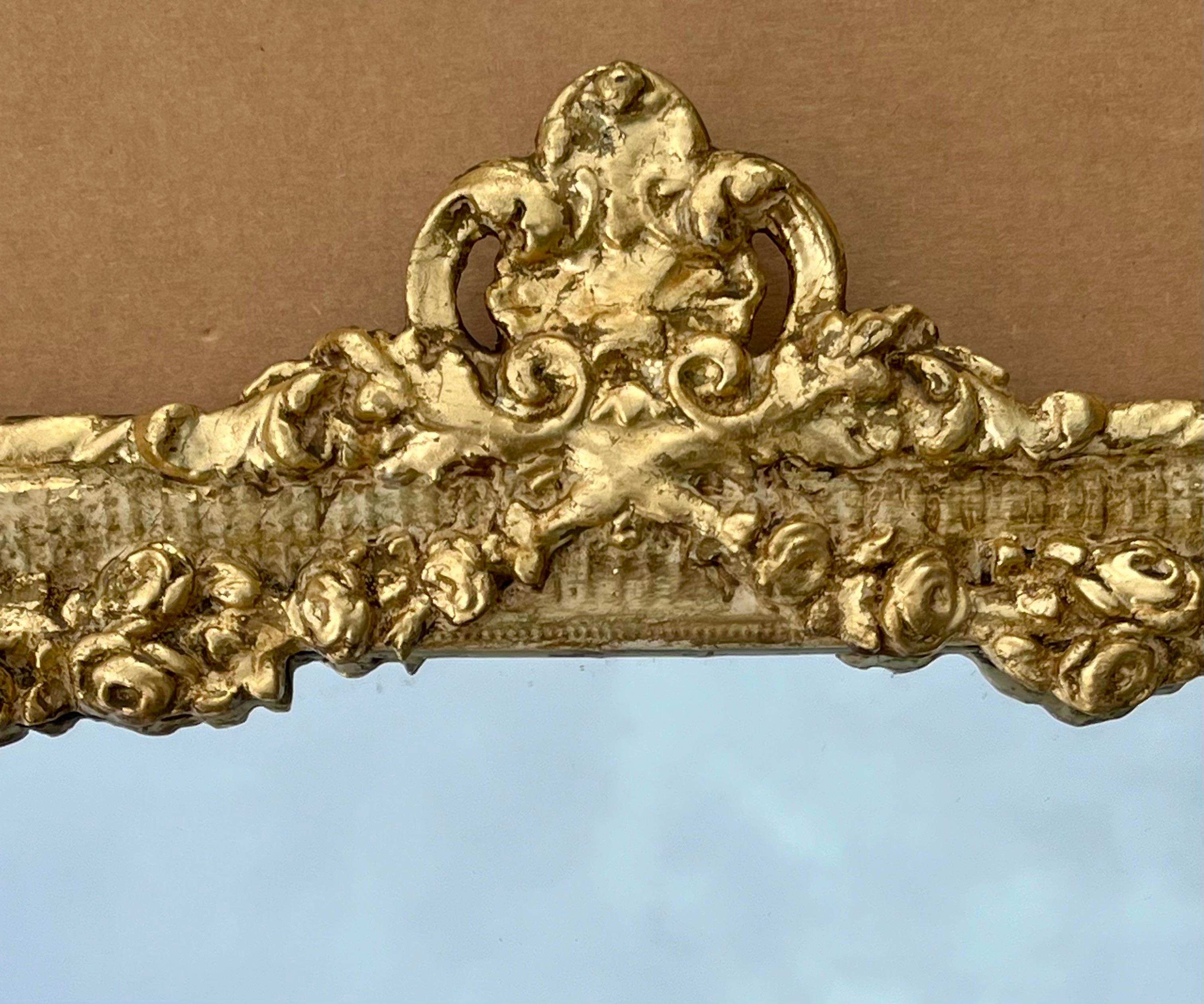 Miroir Pair French 19th Century Louis XIV Style Gilded Mirrors en vente