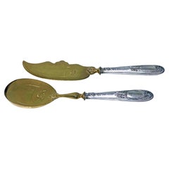 Pair French 1st standard Silver Fruit and Cake Servers C.1920.