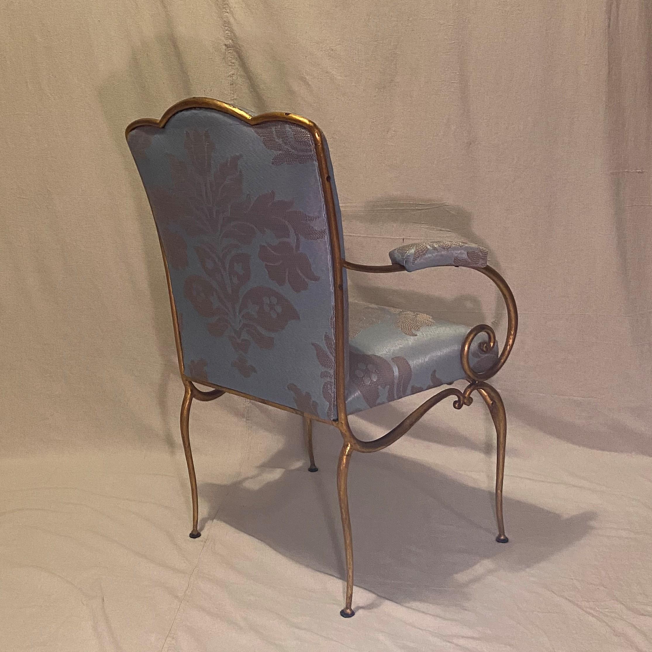 19th Century Pair French Art Deco / Art Modern Custom Armchairs by Designer Rene Drouet