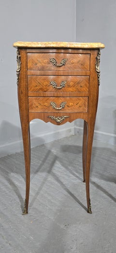 Pair French Bedside Lamp Tables