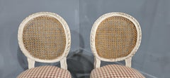 Pair French Bergere Side chairs
