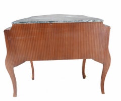 Pair French Bombe Commodes Napoleon II Chest Drawers